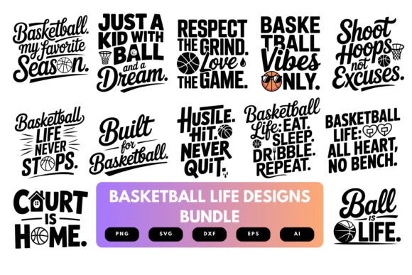 Basketball Life SVG Bundle