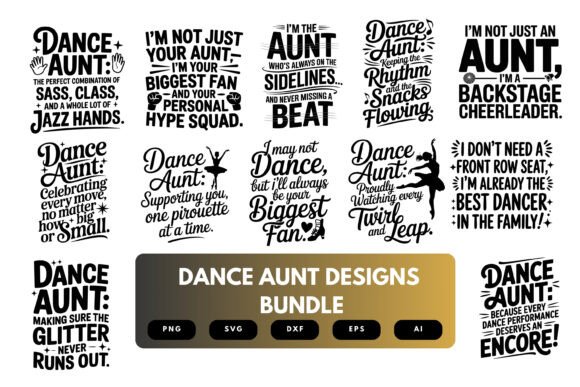 Dance Aunt SVG Bundle Review