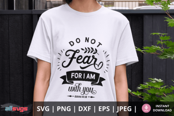 Faith over Fear Bible Verse SVG Cut