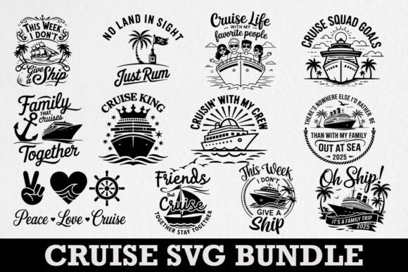 Family Cruise 2025 SVG Bundle