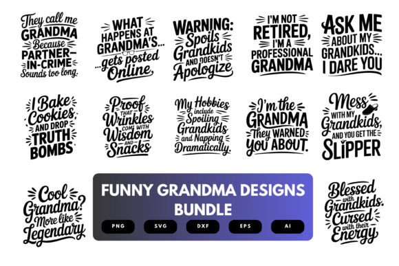 Funny Grandma SVG Bundle Review