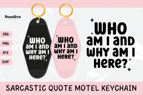 Funny Sarcastic Motel Keychain SVG 1