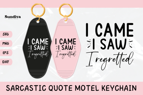 Funny Sarcastic Motel Keychain SVG 18