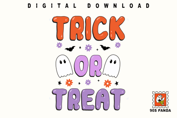 Halloween Quote Kawaii Retro PNG