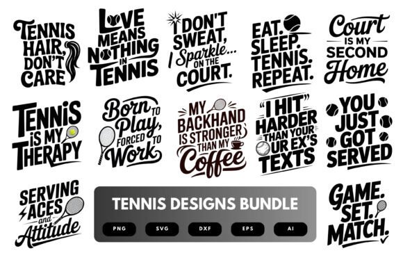 Tennis SVG Bundle Review