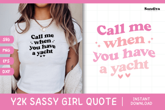 Y2K Sassy Girl Baby Tee Quote 20